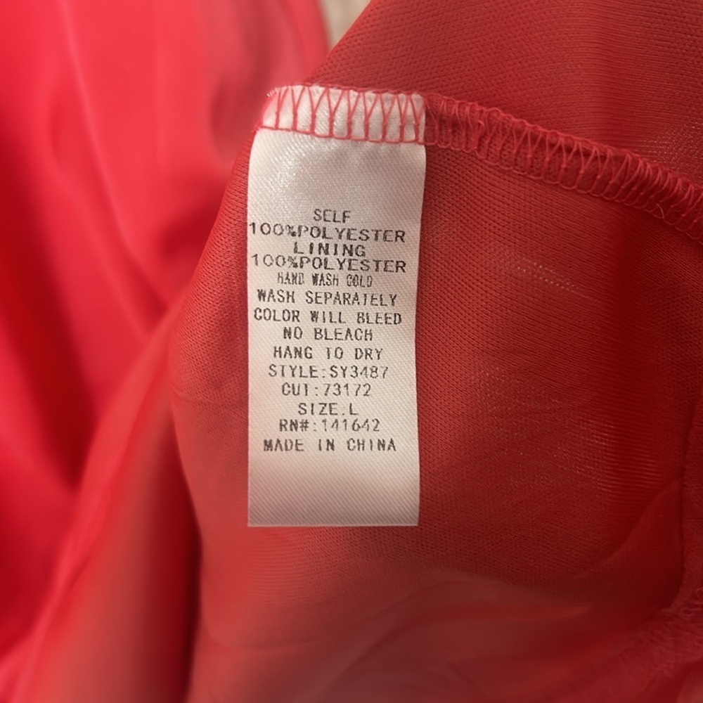 NWT She + Sky Sleeveless Satin Silk Dress with Twist Front High Neck Band Detail - Picture 8 of 9